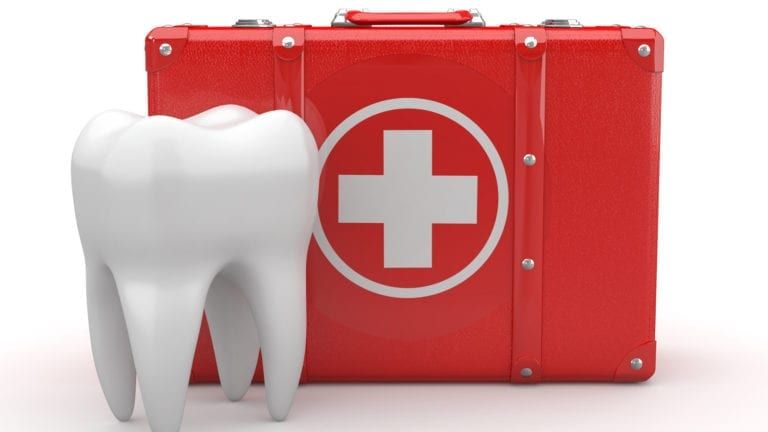 First Aid Kit With Tooth