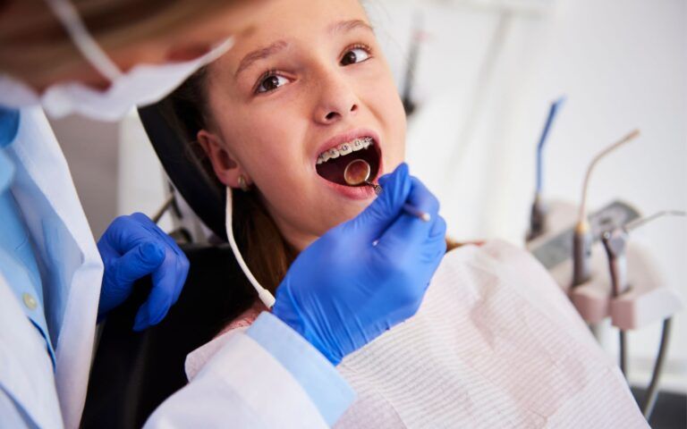 Child Receiving Dental Treatment