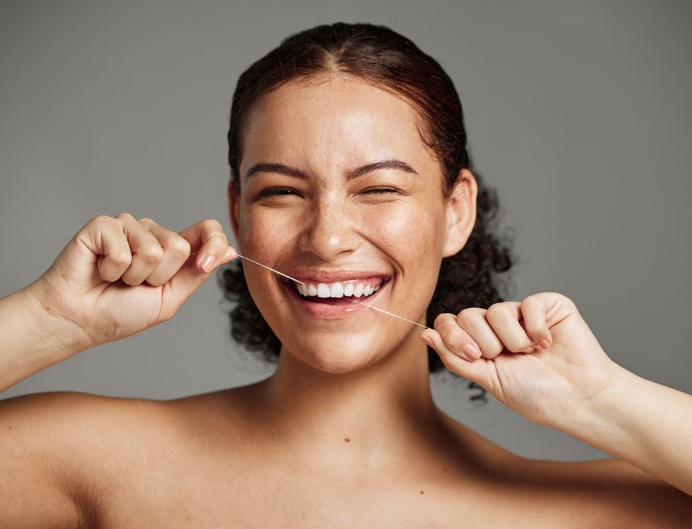 traditional flossing